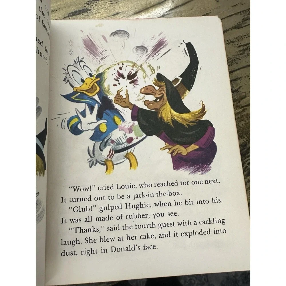 Donald Duck and The Witch Little Golden Book 1953 Edition - 1st Edition